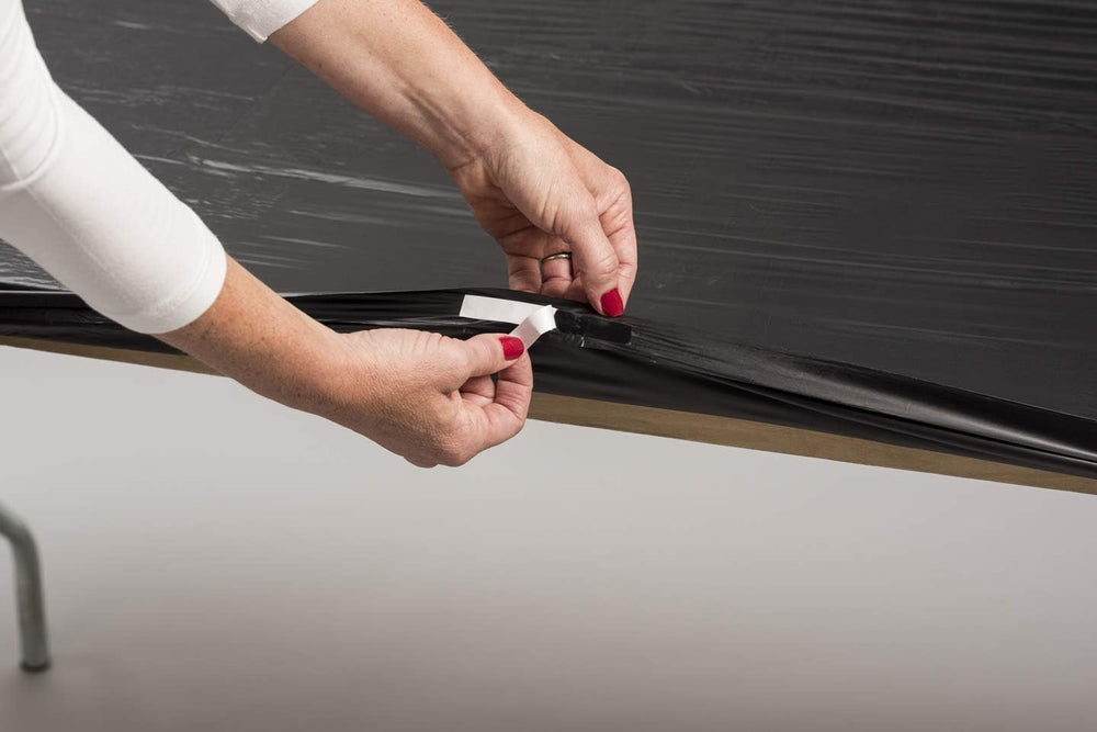 Kwik-Covers vinyl texture and 3-mil thickness showing durability