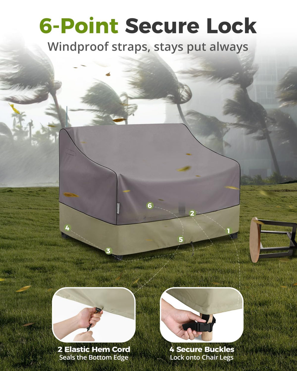KylinLucky adjustable hem cord toggle for a secure snug fit