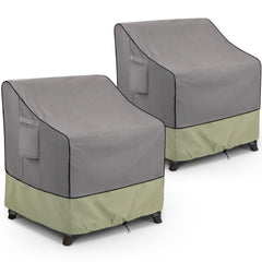 KylinLucky front view showing full chair coverage and weather protection