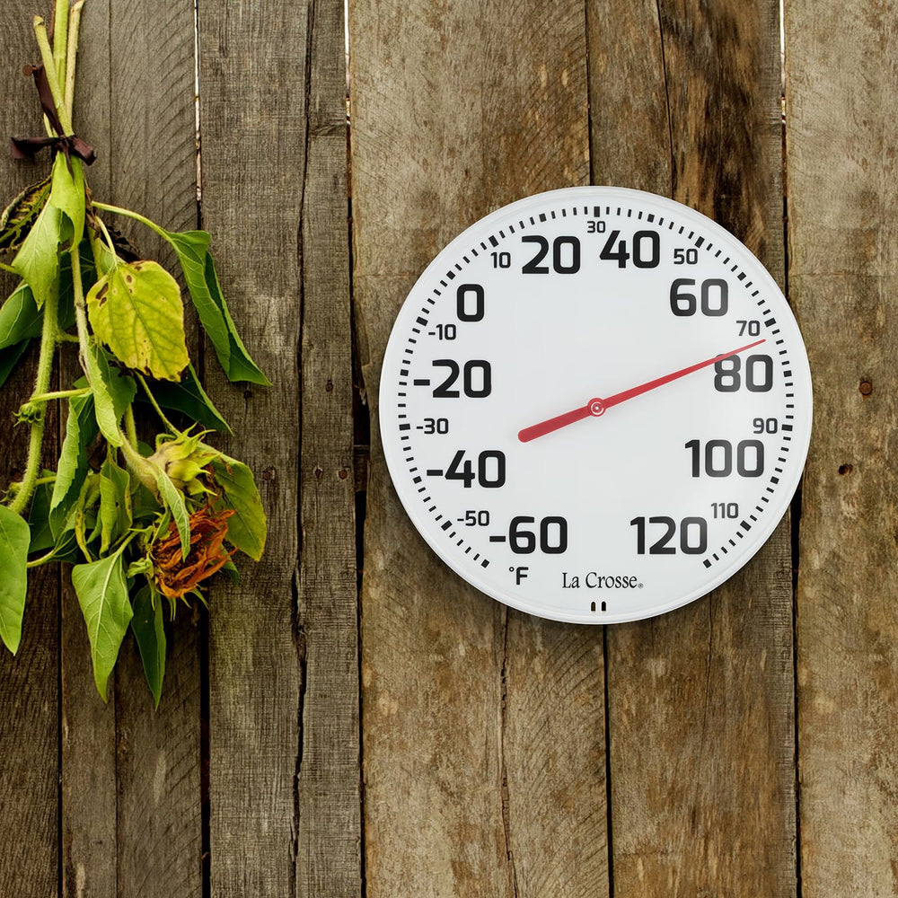 La Crosse next to ruler showing size for easy placement and visibility benefit