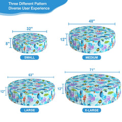 Ladadee ocean pattern full view, child-friendly outdoor appeal