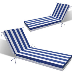 L'AGRATY front view of chaise cushion set showing neat fit and durability