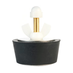 Lamprey Hardware LHBP11 front view showing plug shape and valve, easy sealing