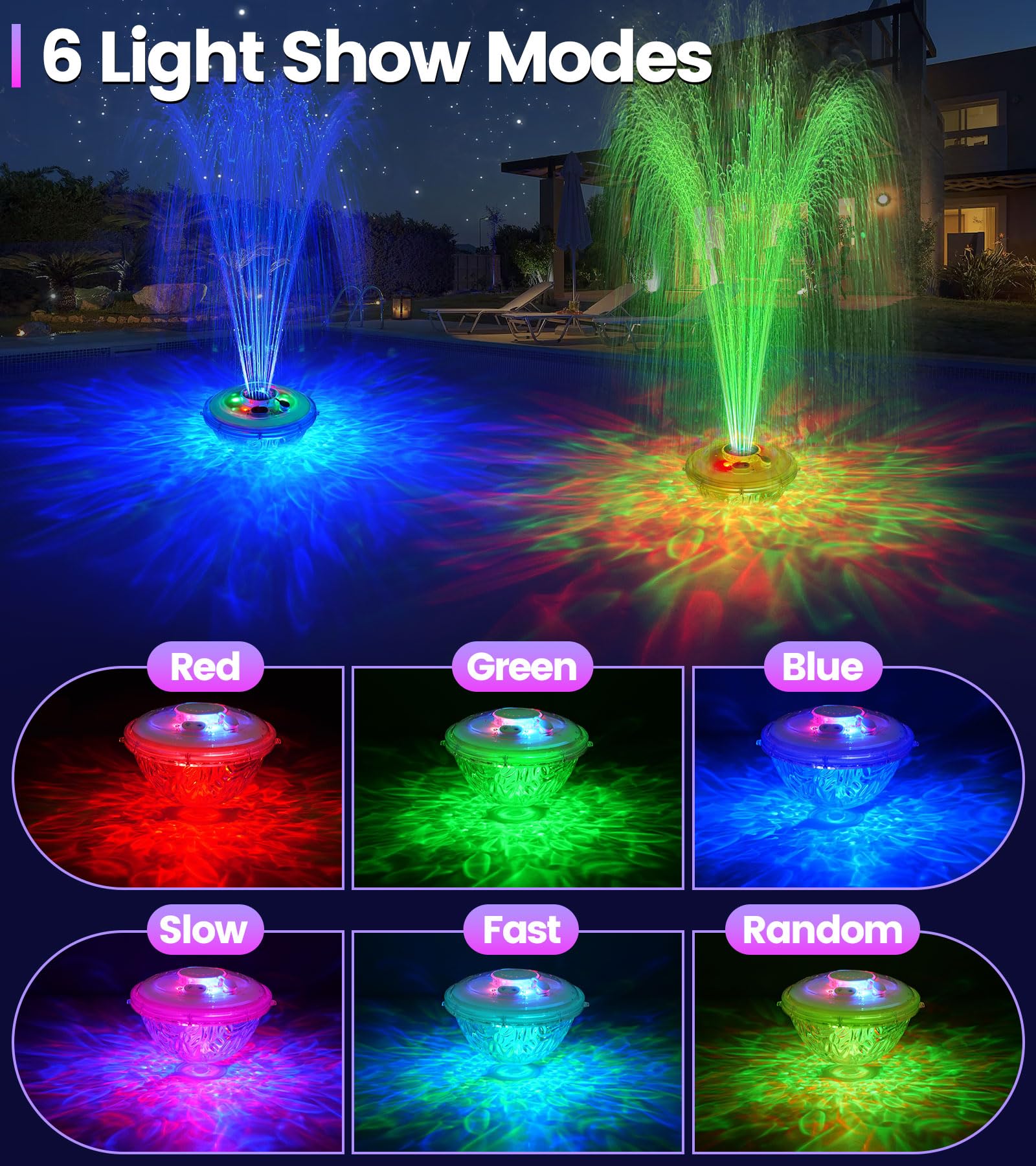 LanAqua close-up of LED module displaying vibrant colors and durable finish