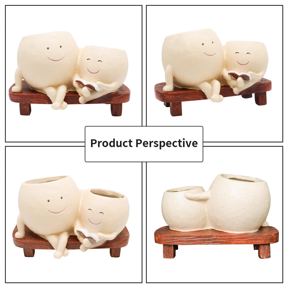 LAUGOKOBE planter beside hand showing lightweight portability
