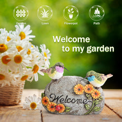 Leekung hummingbird placed among flowers benefit: adds color to garden beds