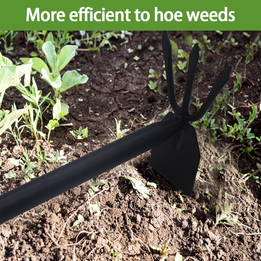 Lehood size comparison beside a hand to show 16 inch working length