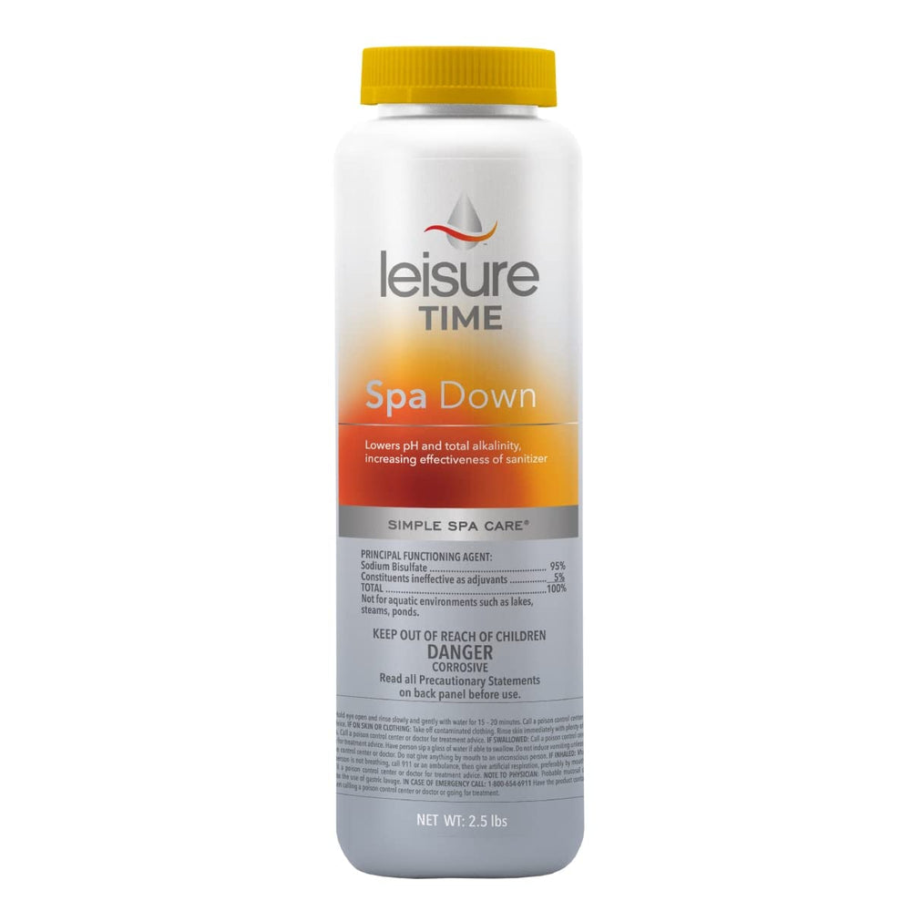 LEISURE TIME front label showing product name and 2.5 lb size for easy identification