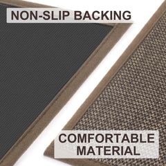 LEKEEPGO rubber backing close-up delivering slip-resistant stability