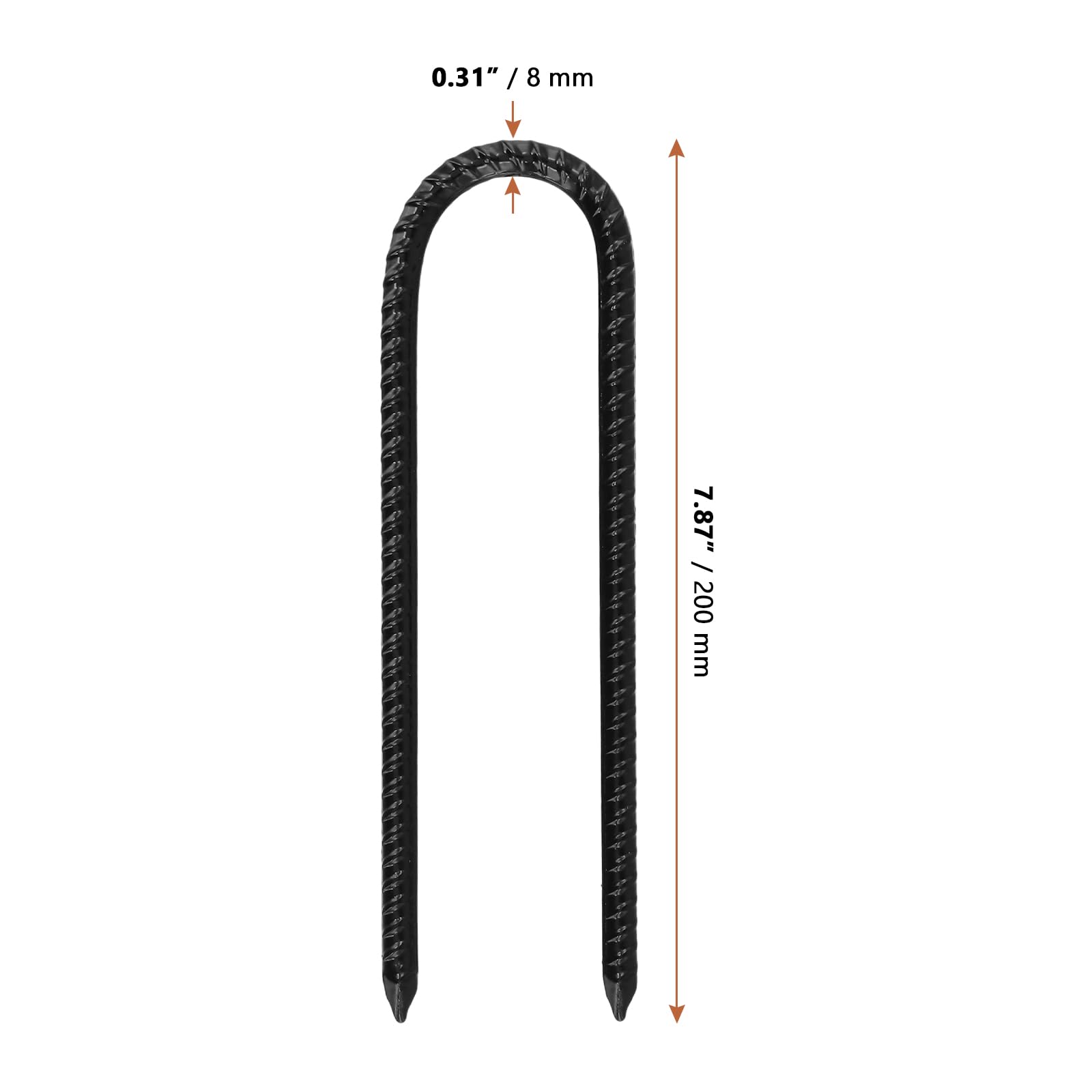 LEXININ close-up of U-shaped hook detail demonstrating sturdy metal construction