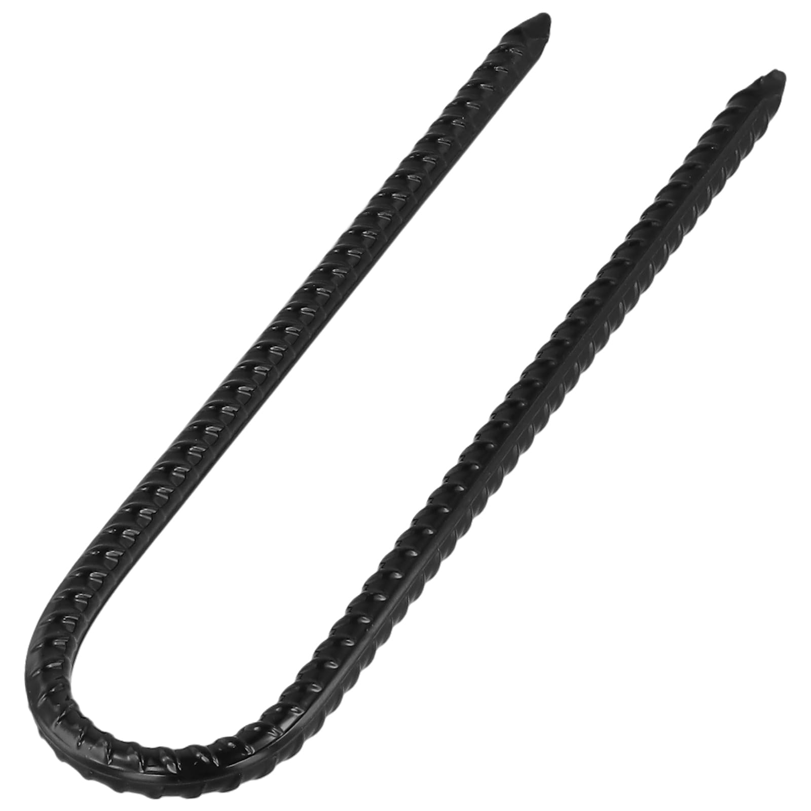 LEXININ stake beside a hand for scale showing true 8 inch practical length