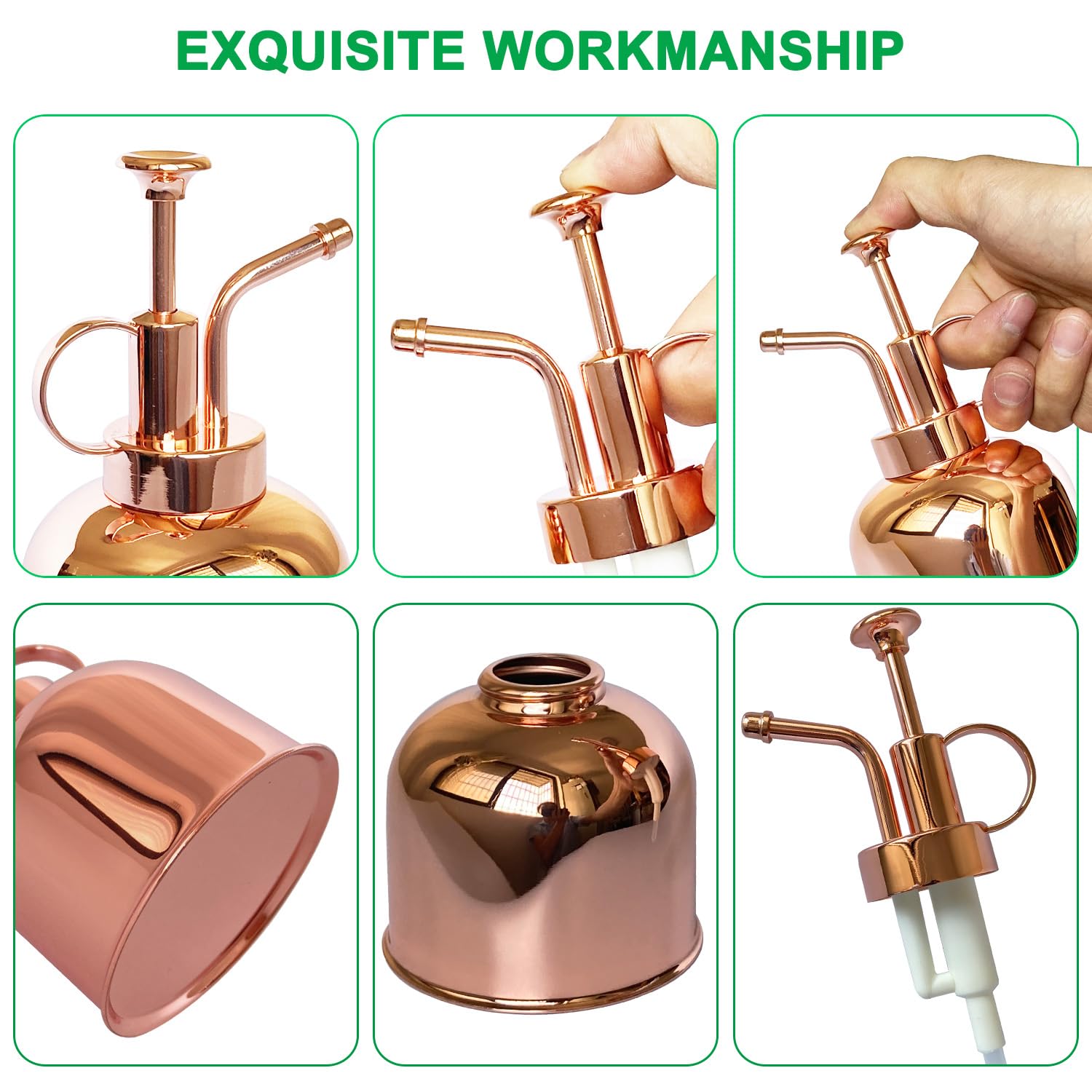 Lianshi electroplated finish detail showing scratch-resistant color and longevity