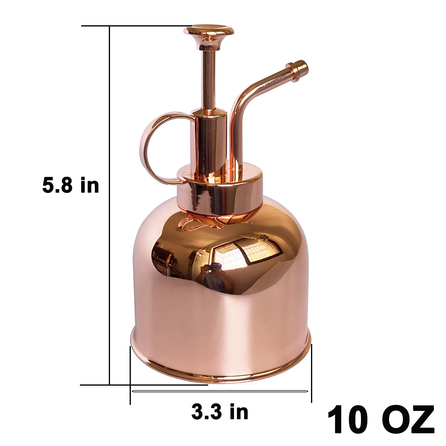Lianshi nozzle close-up showing zinc-alloy tip for consistent fine mist