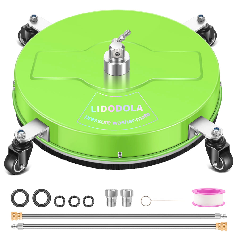 LidoDola front view of 19-inch surface cleaner showing compact design and fast coverage