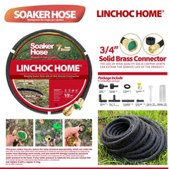 LINCHOC HOME close-up solid brass connector highlighting leak-resistant durability
