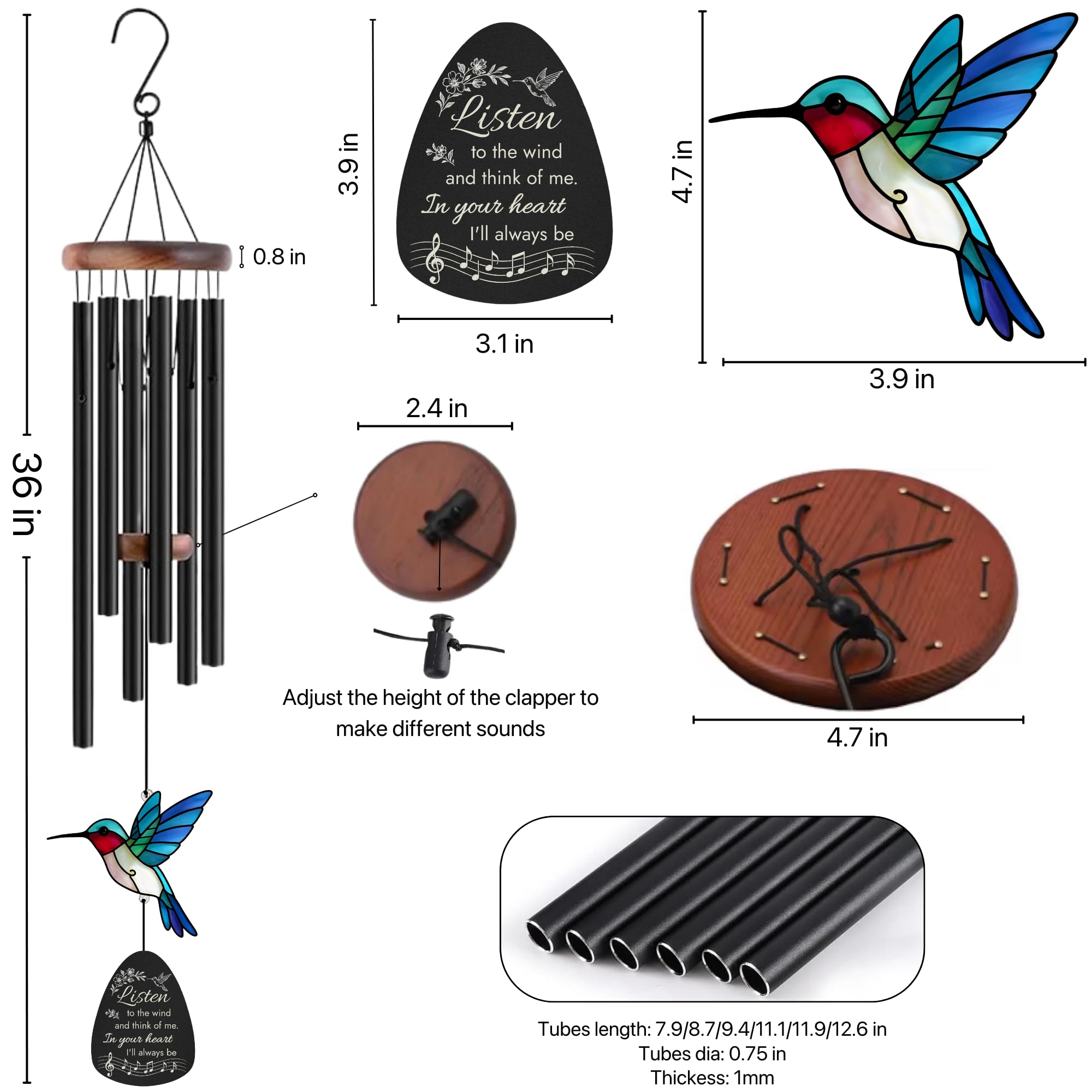 Livinges hummingbird suncatcher close-up glinting with hope
