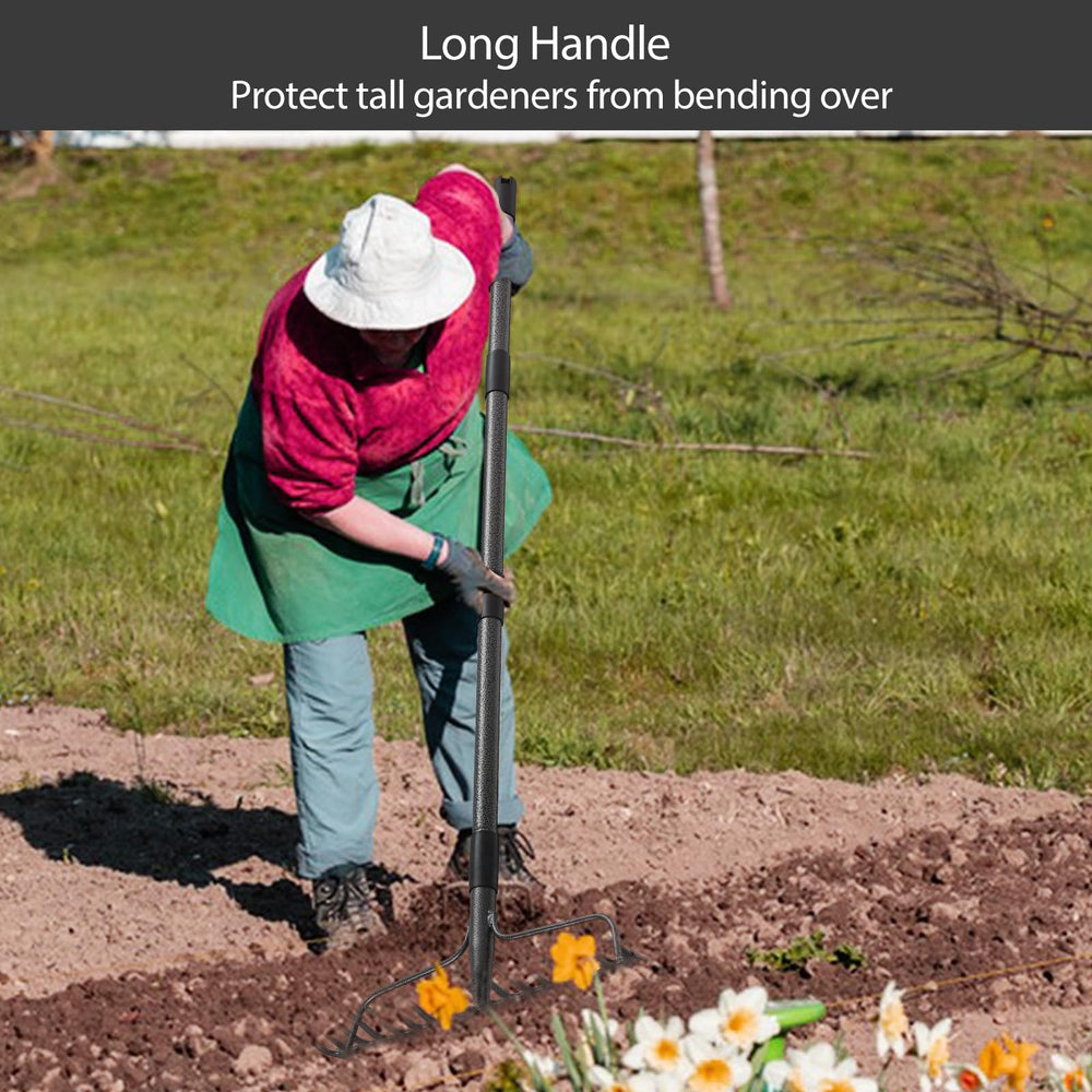 LLARGUEST ergonomic handle with non-slip texture for comfortable, reduced-fatigue grip