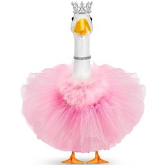 Locmeo goose front view styled as princess highlights visual charm