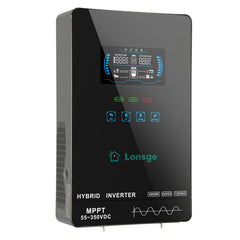 Lonsge front panel tempered glass touch for clear control and durable look