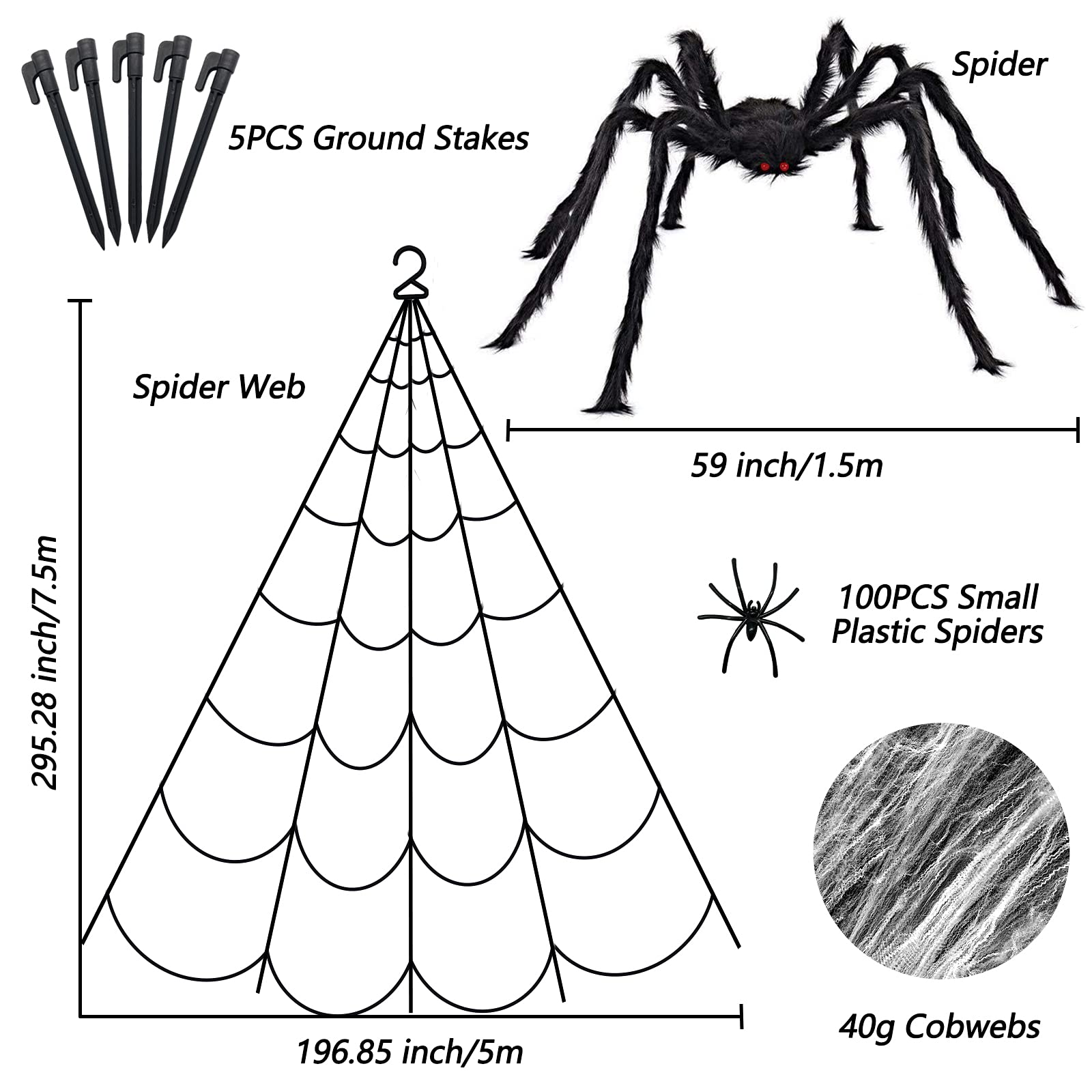 Lovinland stretch cobweb detail illustrating fine webbing texture for layered depth