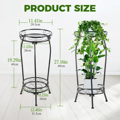 LOYAL TIGER close-up of top shelf holding medium planter for secure support