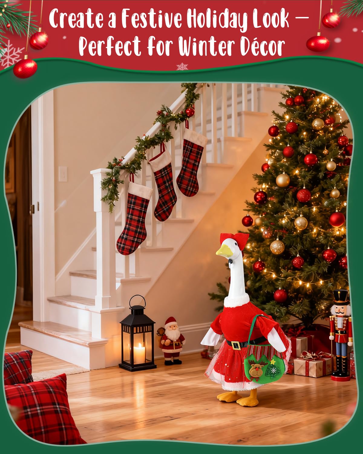 LOYPARNER porch display lifestyle setting showing festive curb appeal
