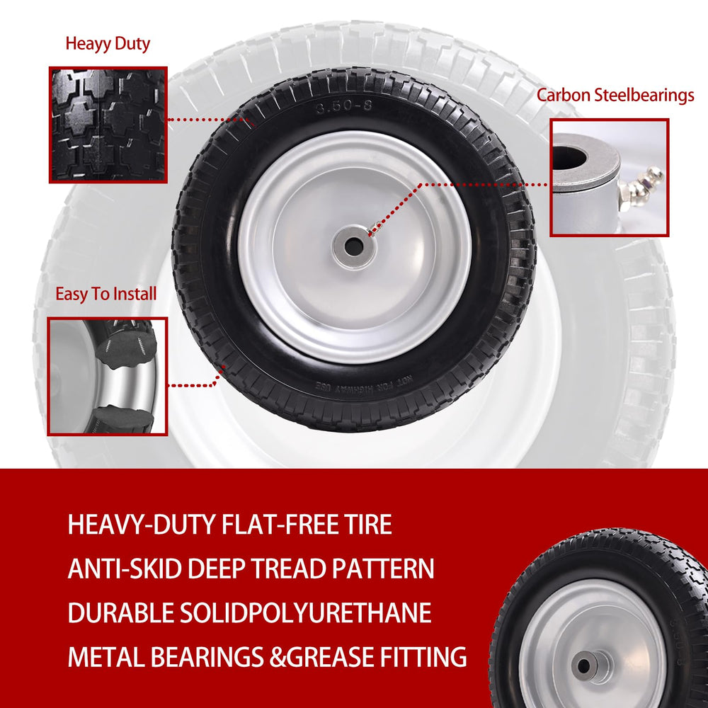 LTNICER centered hub and bearing assembly displaying included bearings for easy fitment benefit