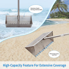 LTSEAME auxiliary handle detail showing improved leverage and reduced strain