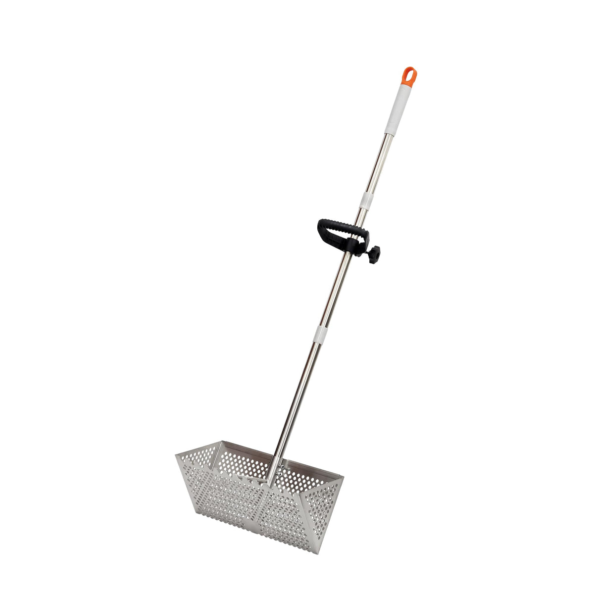 LTSEAME front view of full sand rake showing wide screen and frame benefit