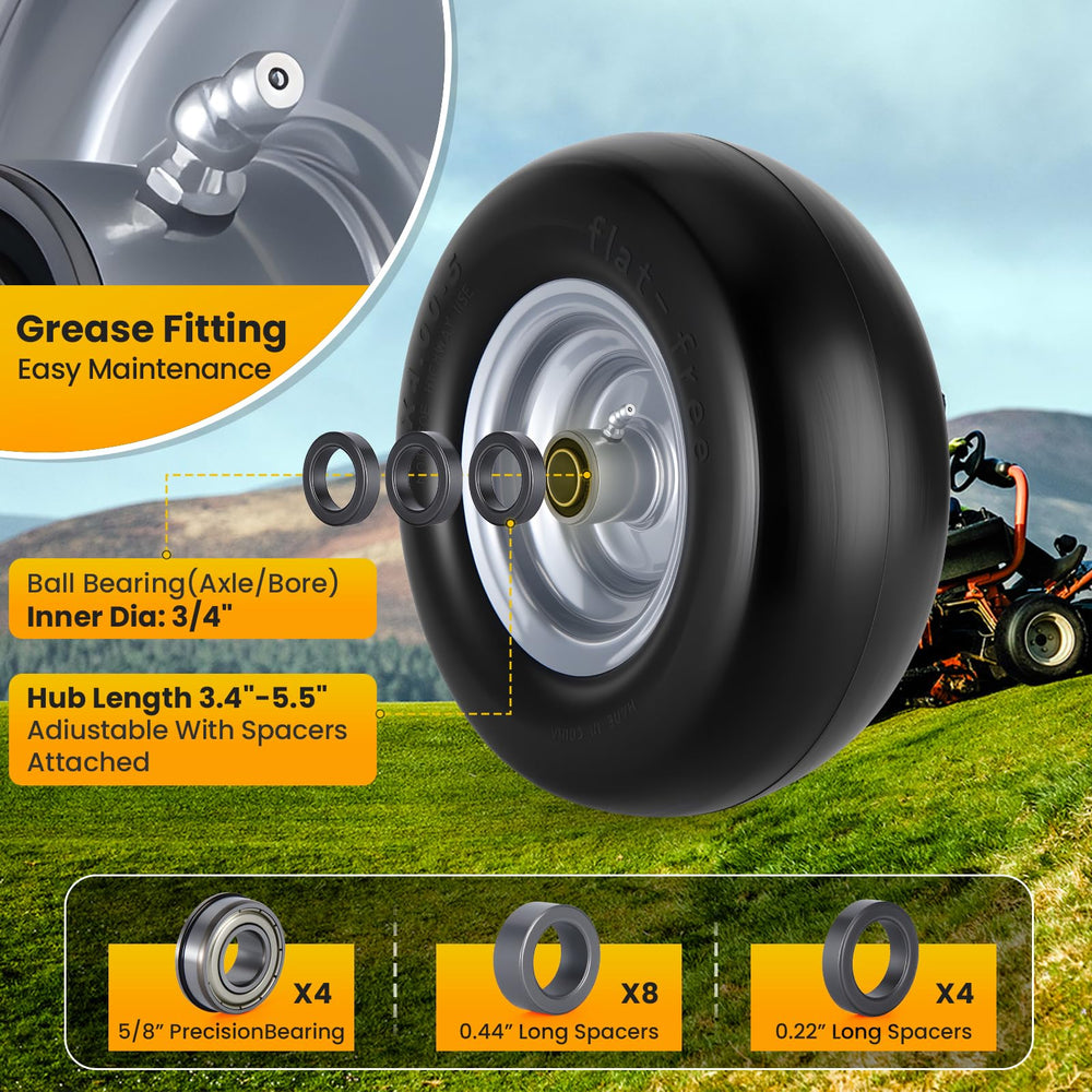 Lucky Seven smooth tread profile detail offering turf-friendly traction