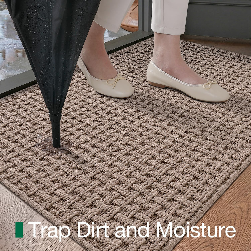 LUMI TPR anti-slip backing pattern gripping floor to prevent mat movement