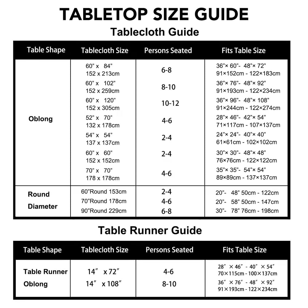 LUSHVIDA folded tablecloth ready for storage, highlighting compact packing and convenience