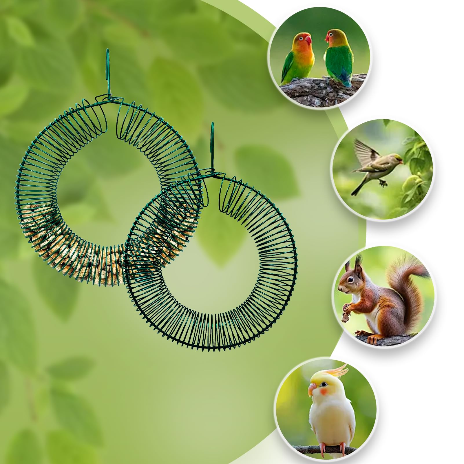 LWINGFLY feeder next to a hand for scale showing compact outdoor convenience