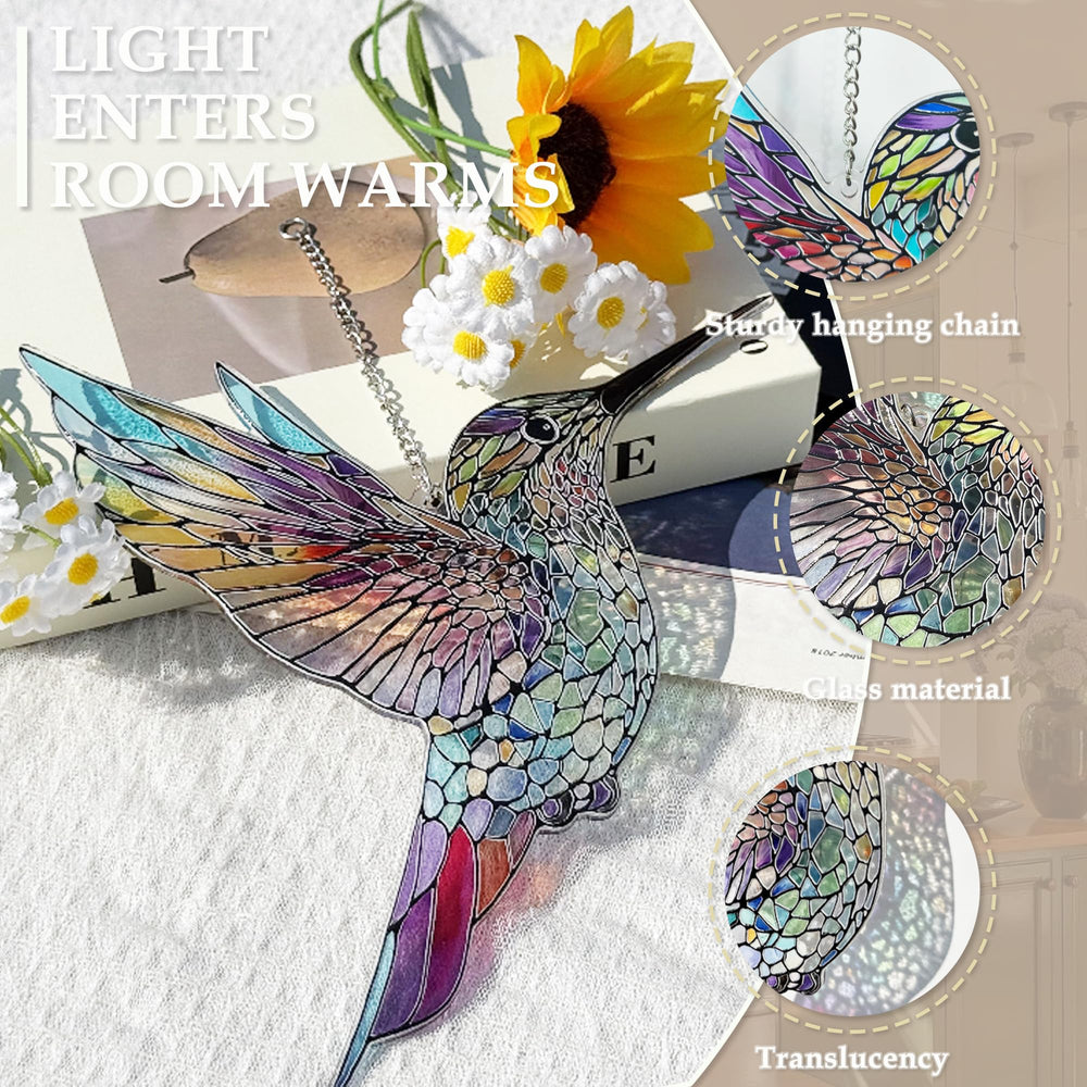 LXTMMRLJQ hummingbird close-up showing printed texture and durable finish benefit