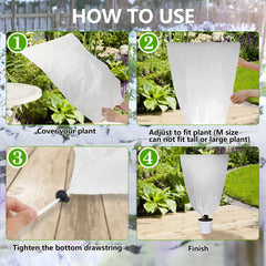 LYDTICK in-use over a vegetable bed demonstrating frost protection and easy deployment
