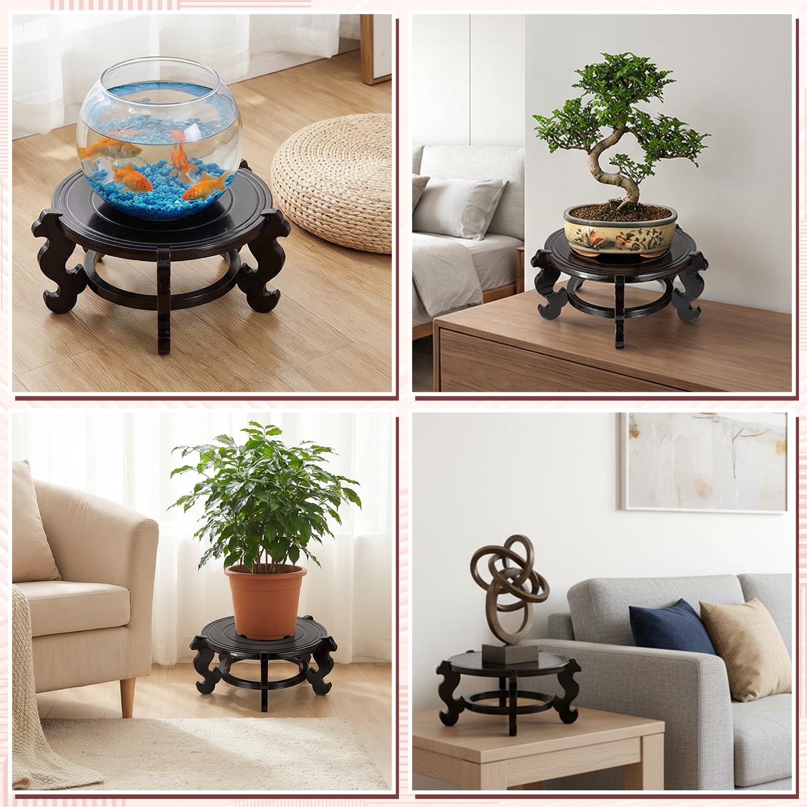 Lyksgir lifestyle living room display elevating vase for visual focus