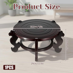 Lyksgir top view with pot demonstrating secure fit and presentation