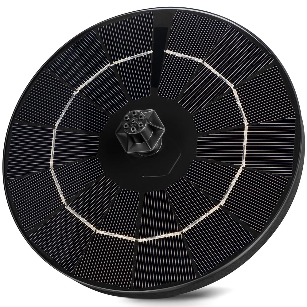 Mademax solar fountain installed in pond boosting circulation