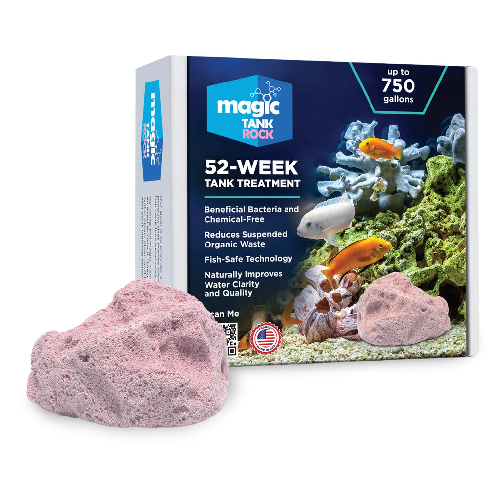 Magic Tank Rock front packaging showing product and capacity benefit