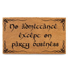 MAINEVENT front view doormat showing bold design and welcoming message for curb appeal