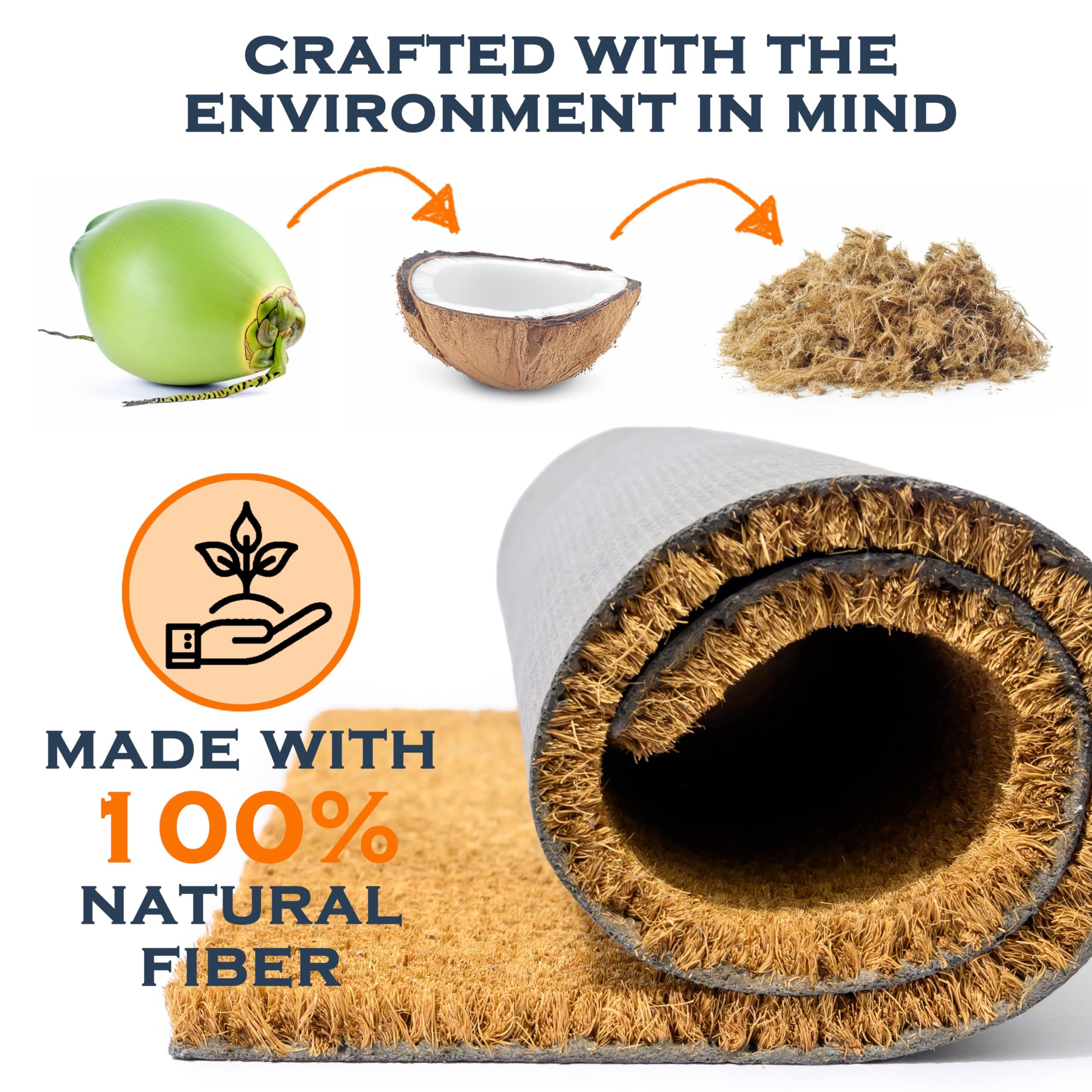 MAINEVENT non-slip backing and finished edge durable for daily use