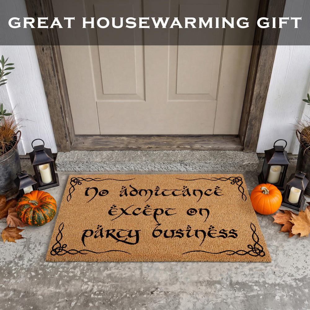 MAINEVENT doormat styled as a housewarming gift that adds personality to homes