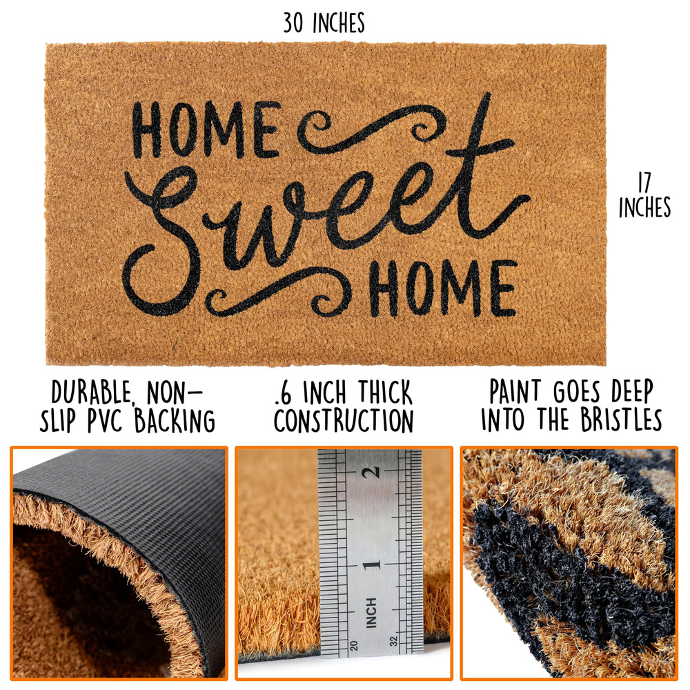 MAINEVENT doormat on porch in use providing a clean entry and tidy appearance