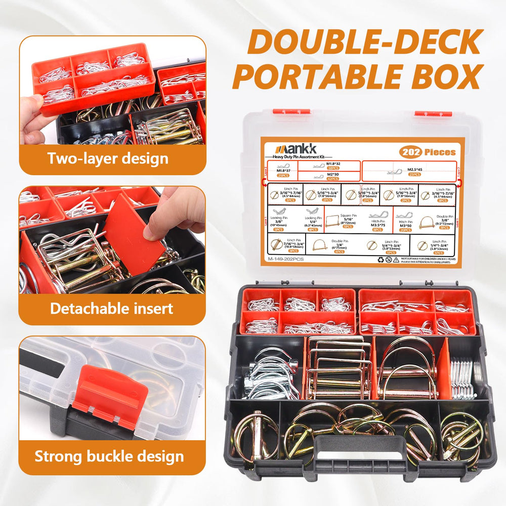 mankk pins beside ruler showing size range for correct fit benefit