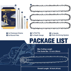 Mannial sharpening kit laid out for easy on-site maintenance benefit