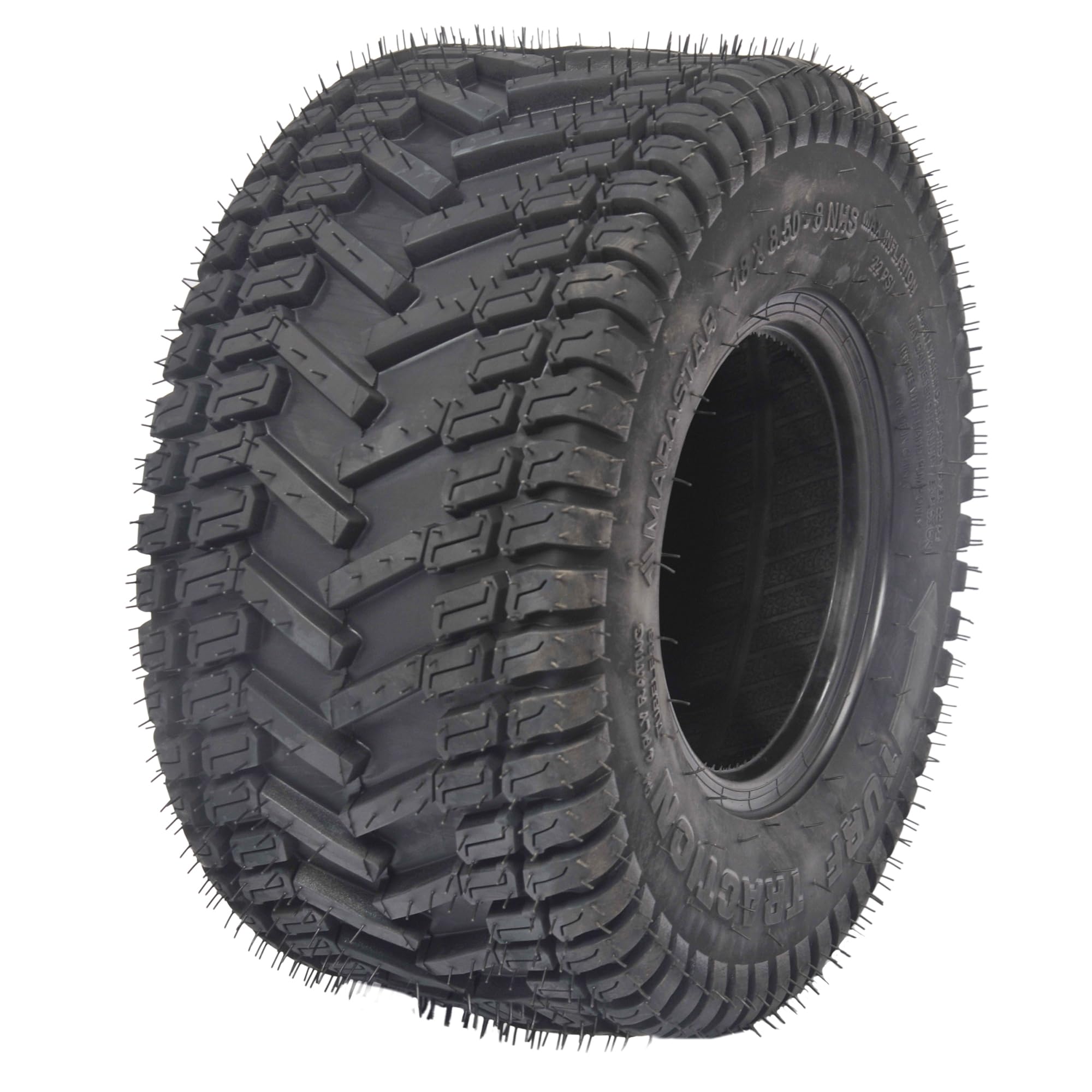 MARASTAR front profile view showing tread and shoulder for stability benefit