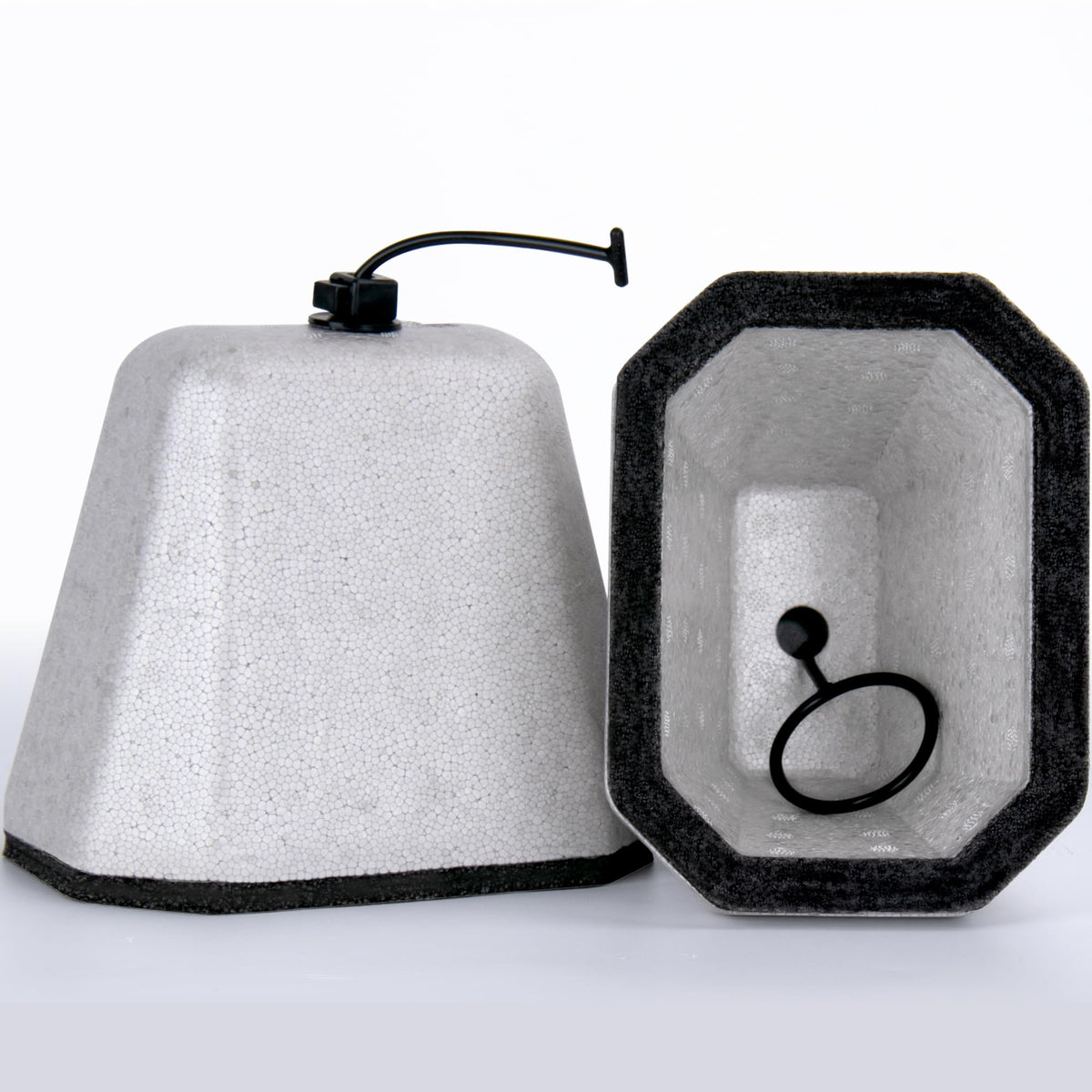 marinexplore front view of foam faucet cover showing protective shape and fit