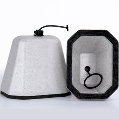 marinexplore front view of foam faucet cover showing protective shape and fit