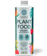 MARPHYL front packaging showing bottle and organic fertilizer benefits