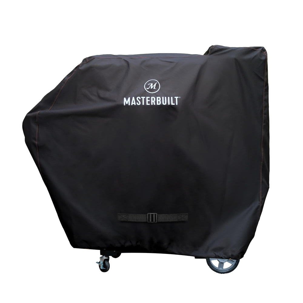 Masterbuilt front view cover on Gravity 560 protecting grill from weather